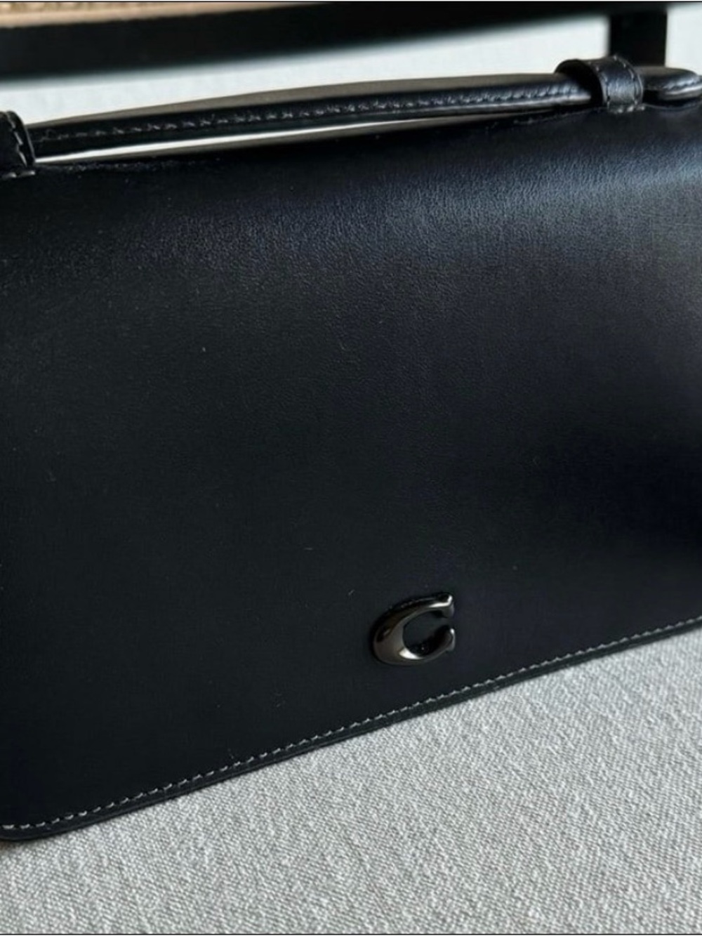 COACH Bea Crossbody Pewter/Black